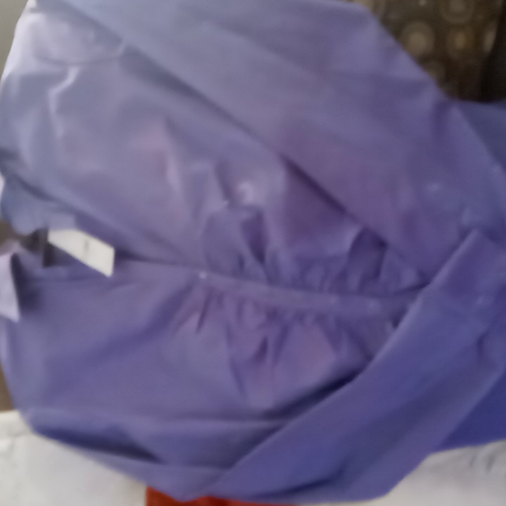 Blouse, size m color metallic purple
